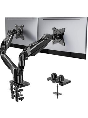 HUANUO Dual Monitor Stand - Full Adjustable Monitor Desk Mount Swivel